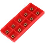 Sjlerst - jeffergarden coffret de 10pcs lames inserts rotatifs cnc insert carbure ccmt060204 - hm ybc251 ...