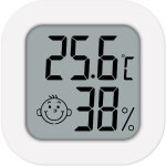 Sjlerst - mini thermom�tre hygrom�tre int�rieur, digital thermo hygrom�tre indicateur pr�cision d'ambiance ...
