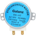 Moteur de plateau tournant pour four � micro - ondes, sm 16t moteur de plateau tournant pour � moteur ...