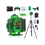 Sjlerst - niveau laser 4d 16 lignes, fonction de nivellement automatique, outil de nivellement complet ...