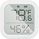 Sjlerst - smart hygrometer, thermom�tre d'int�rieur capteur de temp�rature et d'humidit� avec app control ...