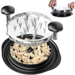 Sjqka - hachoir � poulet, broyeur � poulet avec poign�e et base antid�rapante, hachoir � viande manuel, ...