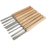 Ensemble de tournage ciseau  bois, 8pcs ensemble de burin  bois outils de tournage gouge  bois oblique ...