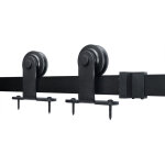 Skecten - système de porte coulissante, kit de rail pour porte coulissante, rail + roulette, 183 cm, ... Skecten - système de porte coulissante, kit de rail pour porte coulissante, rail + roulette, 183 cm, ...