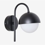 Sklum - applique de salle de bain en fer birgit noir