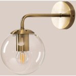 Sklum - applique en m�tal boyi avec boule en verre dor�