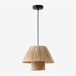 Sklum - plafonnier en raphia aruel design naturel