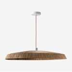 Sklum - plafonnier en raphia velcko naturel