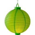 Lampion led vert 30cm - lampion papier vert avec led intgre - lanterne lumineuse pour dcoration mariage, ...