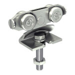 Slid'up by mantion - lot de 2 montures en inox 304l pour slid'up 2000 - 200 kg