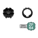 Slid'up by mantion - kit adaptateur pour moteur de volet roulant filaire ø 45 mm dans tube zf ø 64 mm ... Slid'up by mantion - kit adaptateur pour moteur de volet roulant filaire ø 45 mm dans tube zf ø 64 mm ...