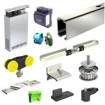 Slid'up by mantion - pack motorisation slid'up m300 pour 2 portes coulissantes en bois - filaire