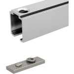 Slid'up by mantion - rail aboutable en aluminium avec module de jonction pour slid'up 1000 - 1 m
