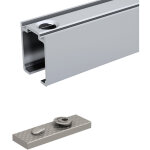 Slid'up by mantion - rail aboutable en aluminium avec module de jonction pour slid'up 1100 - 1 m