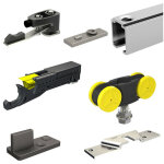 Slid'up by mantion - systme coulissant slid'up 1000 pour une porte de sparation - 2 rails aboutables ...