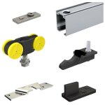Slid'up by mantion - systme coulissant slid'up 1100 pour une porte de sparation - 3 rails aboutables ...