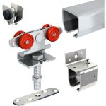 Slid'up by mantion - syst�me coulissant slid'up 2000 pour 1 porte ext�rieure 27 mm max - rail 1, 95 m ...