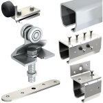 Slid'up by mantion - systme coulissant slid'up 2000 pour 2 portes extrieures 40 mm max - rails 2 x ...
