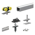 Slid'up by mantion - syst�me coulissant pliant slid'up 140 pour porte de s�paration 4 panneaux - rail ...