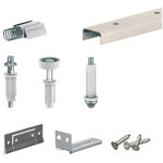 Slid'up by mantion - syst�me coulissant pliant slid'up 200 pour porte de placard 2 panneaux - rail 908 ...