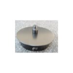 Slv - patre de plafond saillie ronde  85mm noire h39mm 1 passe - fil intrieure pour suspension fitu ...