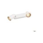Slv - plafonniers intérieurs led avo applique et plafonnier intérieur double blanc gu10 / qpar51 2x 50w ... Slv - plafonniers intérieurs led avo applique et plafonnier intérieur double blanc gu10 / qpar51 2x 50w ...
