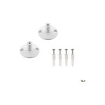 Syst�mes c�ble tendu tenseo support mural 3 cm int�rieur pour c�ble tendu t. b. t blanc 2 pi�ces slv ...