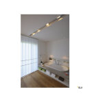 Systmes rail 1 allumage 230v puri gris gu10 max. 50w adaptateur 1 allumage inclus slv 143392