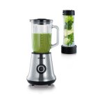 Severin - sm3737 blender classique avec extracteur de nutriments mix + go - inox Severin - sm3737 blender classique avec extracteur de nutriments mix + go - inox