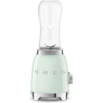 Smeg - blender 0. 6l 300w vert d'eau pbf01pgeu