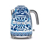 Smeg ? bouilloire �lectrique sans fil 1, 7l 2400w inox d�cor� ? arr�t automatique � 100�c ? filtre anticalcair ...