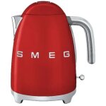 Smeg - bouilloire sans fil 1. 7l 2400w rouge klf03rdeu