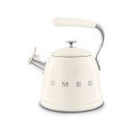 Smeg - bouilloires � sifflet 2. 3l cr�me wkf01cr