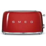 Smeg - grille - pains 2 fentes 1500w rouge tsf02rdeu
