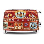 Smeg - grille - pain 2 fentes 950w multicolore tsf01dgeu