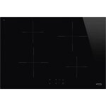 Smeg si2741d table de cuisson induction noire 4 zones