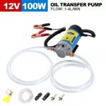 Snq - 12v 100w pompe � huile diesel pompe electrique vidange huile moteur, pompe de transfert pompe extracteur ...