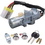 Snq - commutateur de verrouillage de d�marrage de voiture avec verrouillage automatique 2 cl�s de remplacement ...