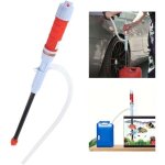 Snq - electrique pompe � siphon de transfert batterie liquide l'eau pompe � piles tuyau de siphon essence ...