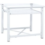 Socle pour machine  laver avec tagre coulissante blanc vidaxl