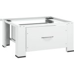 Socle pour machine � laver avec tiroir blanc vidaxl