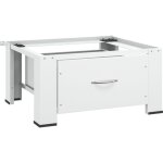 Socle pour machine � laver avec tiroir blanc vidaxl
