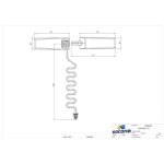 Entreb�illeurs de fen�tre fixation adh�sive sairpentinfix - finition chrom� - socona