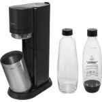 Sodastream machine � gaz�ifier duo sans cylindre de co2, 1 bouteille en verre de 1 l et 1 bouteille en ...