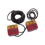 Kit signalisation 2 feux 4 fonctions cbl 7, 5 mtrs + 2, 5 mtrs entre feux - 16132