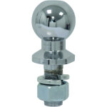 Boule attelage droite diam. 50 mm + ecrou 2t - s16903