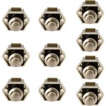 Soekavia - 10 pièces mini bouton poussoir tiroir armoire porte serrure caravane camping - car nickel ... Soekavia - 10 pièces mini bouton poussoir tiroir armoire porte serrure caravane camping - car nickel ...