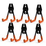 Crochets de rangement doubles pour garage en acier robuste pour organiser les outils électriques petits ... Crochets de rangement doubles pour garage en acier robuste pour organiser les outils électriques petits ...