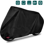 Housse de moto protection uv impermable coupe - vent pluie neige anti - poussire extrieur xxl 245x105x125cm ...