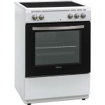 Sogelux cuisinire lectrique vitrocramique cv6619 60x60 multifonction blanche
